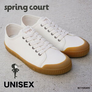 スプリングコート スニーカー メンズ レディース オーガニック キャンバス G2 ORGANIC HEAVY CANVAS VINTAGE OFF WHITE Spring Court 23-28cm 靴 【国内正規品】