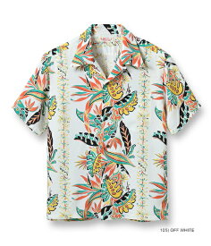 アロハシャツ メンズ サンサーフ RAYON HAWAIIAN SHIRT BIRD OF PARADISE MONSTERA SUN SURF ヴィンテージ柄 ビンテージ柄