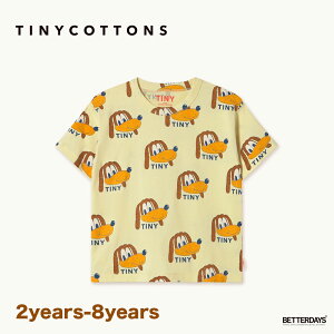 �y5%OFF�N�[�|���Ώۏ��i2�_�ȏゲ�w���� 9/1 �����_�t���f�[�zT�V���c �L�b�Y �x�r�[ ���� Dogs Tee TINY COTTONS �^�C�j�[�R�b�g���Y 2y�]8y�y�������K�i�z