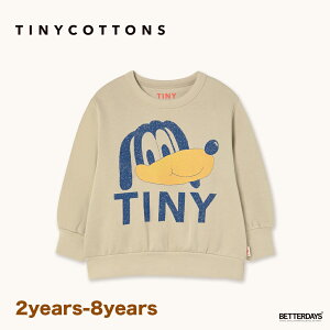 �g���[�i�[ �X�E�F�b�g �L�b�Y �x�r�[ Tiny Dog Graphic Sweatshirt TINY COTTONS �^�C�j�[�R�b�g���Y 2y-8y�y�������K�i�z
