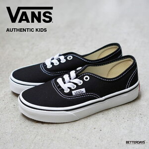 yő2400~OFFN[|zz11}\zVANS KIDS AUTHENTIC BLACK @Y I[ZeBbN Xj[J[ LbY WjA 19-22cm VN000WWX6BT