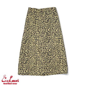スカート ベイカーズスカート レディース レオパード ベージュ COOKMAN クックマン スカート Baker's Skirt Leopard