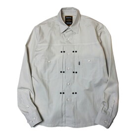 【送料無料】ViSE CLOTHiNG バイスクロージング CROSS Cotton L/S Shirt〔O.White〕メンズファッション シャツ
