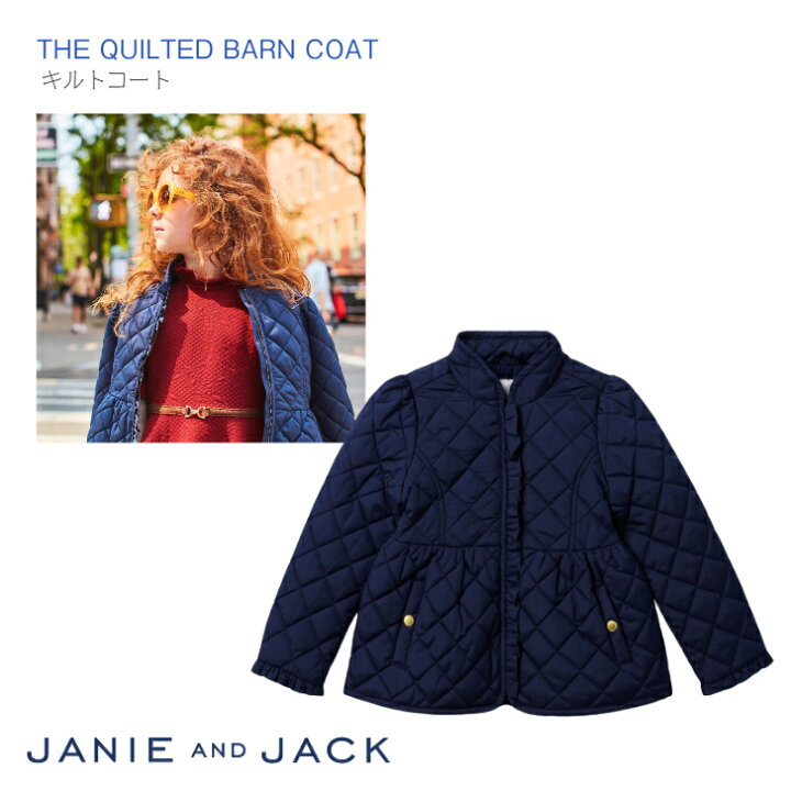 楽天市場】【JANIE AND JACK】正規品 THE QUILTED BARN COAT キルト 