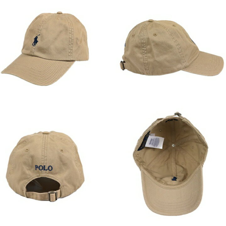 楽天市場 正規品 ラルフローレン コットン ベースボール キャップ 8 カーキ チノ ベージュ ワンサイズ 男の子 女の子 大人 子ども フリー キッズ ボーイズ ガールズ メンズ レディース 帽子 ハット ラルフ ポロ ブランド 海外 インポート Polo Ralph Lauren 誕生日