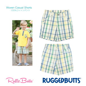 �yRugged Butts�z���K�i �E�[�u�� �J�W���A�� �V���[�g�p���c �`�F�b�N�� ��100% �� 2T 3T 4T ���Q�b�h�o�b�c �{�g���X �p���c �Z�p�� 80 90 100 110 �x�[�W�� �� �O���[�� �l�C�r�[ �C�G���[ �}���`�J��