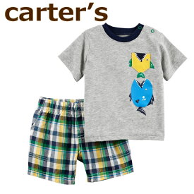 カーターズ セット 半袖Tシャツ+半ズボン2点セット☆さかな☆男の子