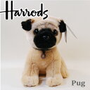 2023年新作 ハロッズ Harrods 正規品 パグ Pug,いぬ,犬,ぬいぐるみ, 本州送料無料