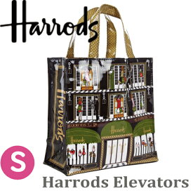 母の日 HARRODS ハロッズ 正規品 裏地付き トートバッグ ショッピングバッグ 軽量 Sサイズ/Harrods Elevators Shopper