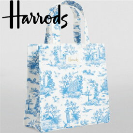 HARRODS ハロッズ 正規品 裏地付 トートバッグ バック Sサイズ Toile Shopper Bag リサイクル コットン
