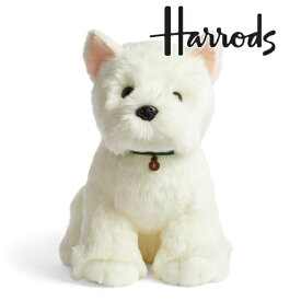 ハロッズ Harrods 正規品 Westie Plush,いぬ,白,ぬいぐるみ,ウエスト・ハイランド・ホワイト・テリア 犬 本州送料無料