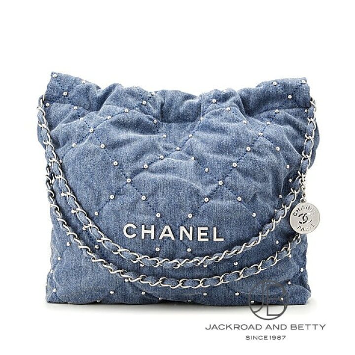 楽天市場】シャネル CHANEL CHANEL 22 スモール ハンドバッグ デニム  