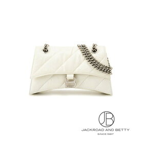 バレンシアガ BALENCIAGA クラッシュ チェーン バッグ スモール ホワイト 白 716351210J09001 新品 バッグ/財布/小物