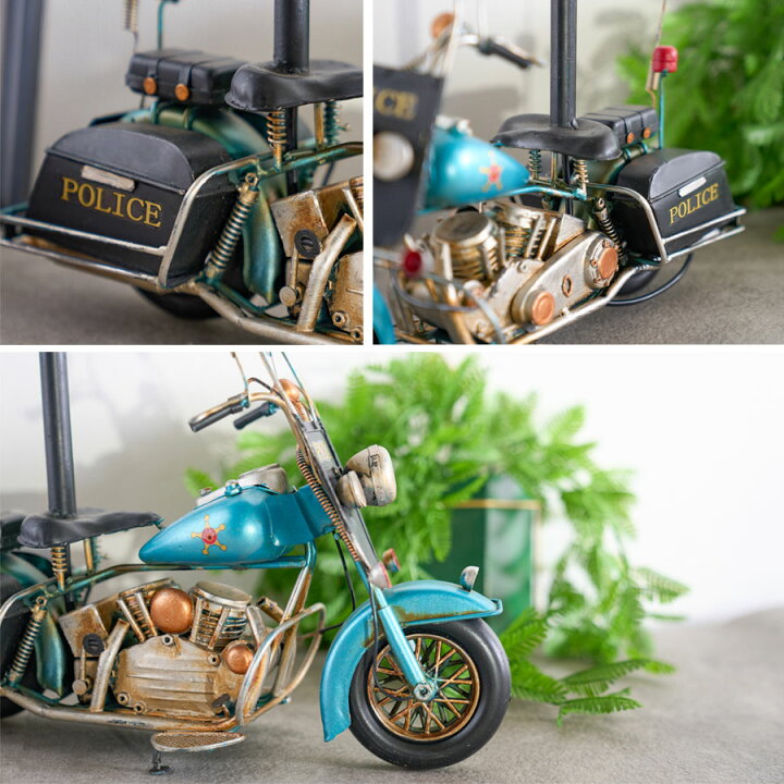 楽天市場】ランプ おしゃれ バイクランプ ポリスバイク型 ヴィンテージ 