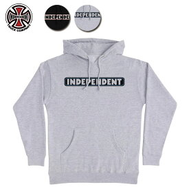 【在庫処分】INDEPENDENT インディペンデント パーカー BAR LOGO P/O HOODED HEAVYWEIGHT SWEATSHIRT メンズ トップス スウェット パーカー フーディー /INDE65