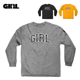【在庫処分】GIRL Skateboards Arch L/S Tee ガール スケボー ロンt Tシャツ 長袖tシャツ GR22