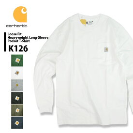 【在庫処分】カーハート ロンt carhartt Workwear Long-Sleeve Pocket T-Shirt K126 メンズ　長袖Tシャツ ポケT トップス CHT21