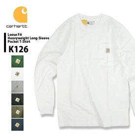 カーハート ロンt carhartt Workwear Long-Sleeve Pocket T-Shirt K126 メンズ　長袖Tシャツ ポケT トップス CHT21