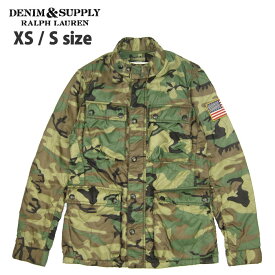 【在庫処分】DENIM AND SUPPLY RALPH LAUREN デニム アンド サプライ ラルフローレン キルティングジャケット 迷彩 CAMO メンズ アウター /RL833