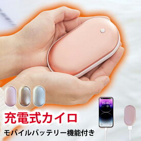 【全品半額クーポン！1,000円送料無料】 1,000円ポッキリ モバイルバッテリー 充電式カイロ 電気カイロ アウトレット販売 ハンドウォーマー 電気カイロ 充電式カイロ 繰り返し使える エコカイロ USB充電式 モバイルバッテリー PSE適合 新年 クリスマス プレゼント 冬