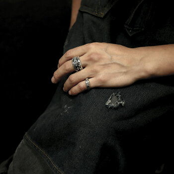 楽天市場 クロムハーツ Chrome Hearts ベビークラシックリング W ダガー Beyondcool ビヨンクール