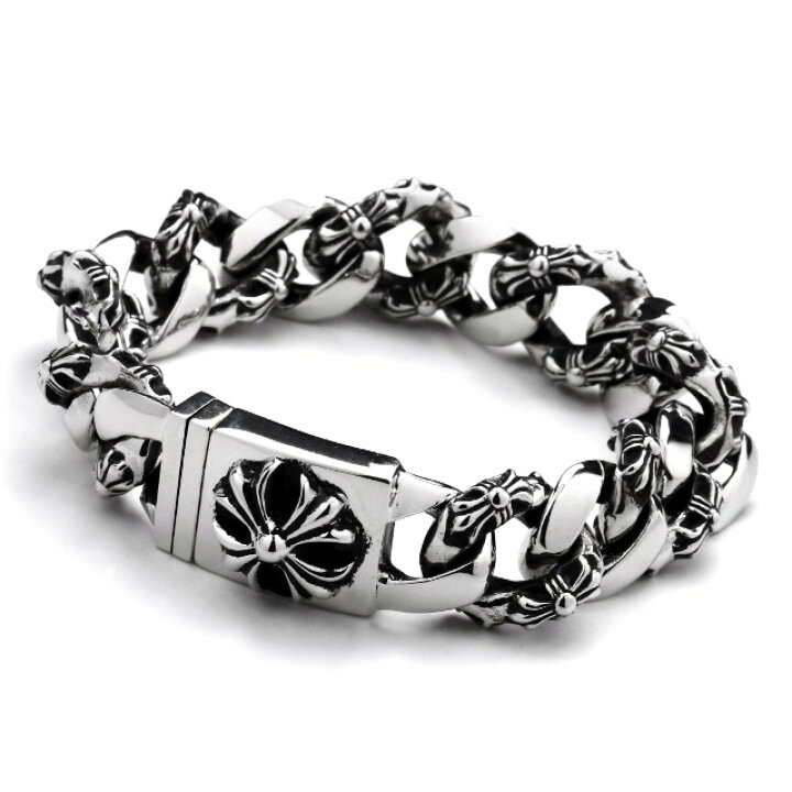 楽天市場 クロムハーツ Chrome Hearts ファンシーリンク ブレスレット メンズサイズ 15リンク Beyondcool ビヨンクール