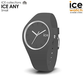 【P最大10倍★5/7 14:00まで】アイスウォッチ ICE ANY - グレー（スモール） メンズ レディース ウォッチ ICE-WATCH アイス エニー シンプル 腕時計 贈り物 プレゼント 祝い 母の日