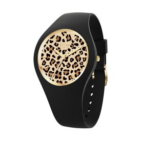 アイスウォッチ ICE leopard - ブラック（スモール プラス） レディース ウォッチ ICE-WATCH アイス レオパード 腕時計 贈り物 プレゼント 祝い 母の日