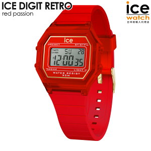 �A�C�X�E�H�b�` ICE digit retro - �A�C�X �f�W�b�g ���g�� �N���A ���b�h�p�b�V�����i�X���[���j ���f�B�[�X �E�H�b�` ICE-WATCH �f�W�^�� �V���R�� �J���t�� �h�� �^�C�}�[ �v���[���g