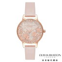 オリビアバートン レディース 腕時計 Olivia Burton レースディティール ローズクォーツ ヴィーガン ローズサンド & ローズゴールド 新作