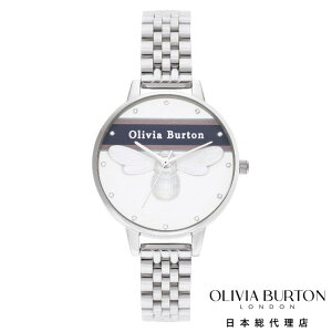 �I���r�A�E�o�[�g�� ���@�[�X�e�B ���b�L�[ �r�[ �s���N �� �l�C�r�[ �X�g���C�v �� �V���o�[ OLIVIA BURTON ���f�B�[�X �r���v