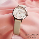 【ポイント5倍！マラソン限定】オリビア・バートン シグネチャー 28mm アブストラクト フローラル クリームレザー OLIVIA BURTON レディース ウォッチ 腕時計 ブランド かわいい フェミニン