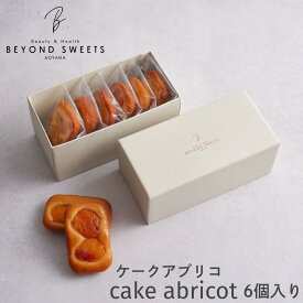 プラントベース 焼菓子ギフトF ケークアブリコ［6個セット］ 冷凍配送 グルテンフリー 小麦不使用 精製糖不使用 卵不使用 乳不使用