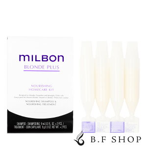 �~���{�� �z�[���P�A�L�b�g �i���b�V���O �V�����v�[ �� �g���[�g�����g 9ml x2 + 9gx2 �O���[�o���~���{�� �u�����h�v���X milbon �䂤�p�P�b�g