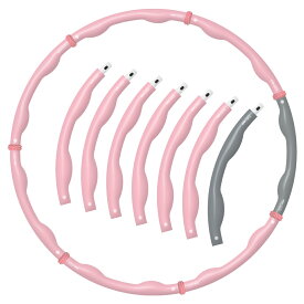 【★1500円レビュー特典あり ★10倍ポイント！ ★送料無料】 アイアンフラフープ フィットネスフラフープ ダイエットフラフープ 大人用フラフープ エクササイズフラフープ 組み立て式フラフープ 韓国 大人用ダイエットフラフープ 初心者 自宅トレーニング