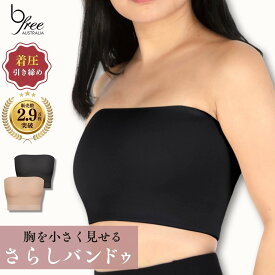 【メーカー公式/直送】 さらし 和装ブラ 胸を小さく見せる 胸つぶし ブラジャー バンドゥ バンドゥブラ チューブトップ シームレス ノンワイヤー 小さく見える 大きいサイズ レディース XS S M L L XL 3L A B C D E F G H I G