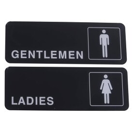 ヒロワールドトレード トイレサイン看板 サインプレート 手洗い アクリル 表示 案内板 トイレ 男女別