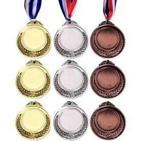 SKY 金メダル 銀メダル 銅メダル スポーツ 表彰式 縁日 お祭り 運動会 トロフィー 銀と金 メダル 金と銀 景品 銅 9個セット
