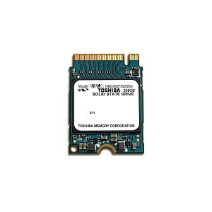 Kioxia SSD 256GB M.2 2230 30mm NVMe PCIe Gen3 x4 KBG40ZNS256G BG4 �\���b�h�X�e�[�g�h���C�u Surface Pro Steam Deck Dell HP Lenovo Ultrabook