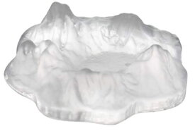 (pont du monde) 灰皿 高級灰皿 氷山 ガラス 美しい 頑丈 インテリア アシュトレイ Ashtray