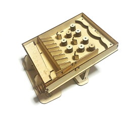 ピンボール 木製 立体パズル おもちゃ 手作りゲーム機 3dパズル 工作キット 小さい ピンボールマシン