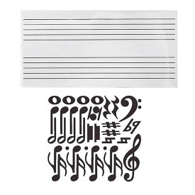 IMPACTオンライン 五線譜 音符 マグネットボード ホワイトボード ピアノ線 シート マグネット