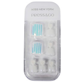 【キスニューヨーク正規店】 24枚入り ネイル チップ 貼るだけ 簡単 ワンタッチ 装着 Press&Go luxury FOOT プレスアンドゴーラグジュアリーフット LPGT