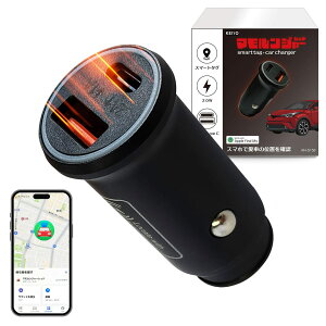 �yMFi�F�؁zKEIYO �ԗ��ǐ� �V�K�[�\�P�b�g�[�d�� �X�}�[�g�^�O���� ����h�~ USB-A/C 2�|�[�g �����[�d Apple Find My�Ή� ���Ԉʒu�m�F ���ԏ�V�F�A ���{��Ɛ� AN-S158