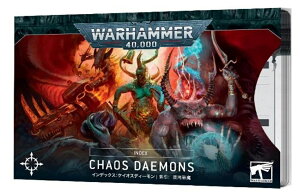 ]݌ɏiyCfbNXJ[hFPCIXEfB[z { INDEX CARDS: CHAOS DAEMONS