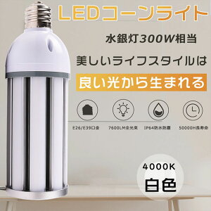 yԖ邢EF4000KzLED⃉v LEDR[Cg 300Wⓔ E26 E39 R[^ⓔ ⓔp ^Ή HF300X ⓔLED֌ d38W Px7600LM R[