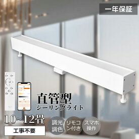 スマートLED照明 LEDシーリングライト 直管 長方形タイプ 30w 6000lm 8畳 10畳 12畳 リモコン付 調光調色 ledシーリングライト Bluetooth対応 アプリ対応 細長い メモリー機能 タイマー機能 直管 ledベースライト キッチンライト！LEDシーリングライト