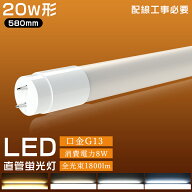 送料無料 直管LED蛍光灯20W形 LED蛍光灯 20W形 直管 58cm 配線工事必要 1800LM SMDチップ FL20 20型 LED…