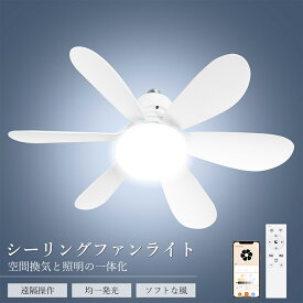 【スマホ操作・Alexa Google Assistant対応】シーリングファンライト 8畳 10畳 ファン付き照明 リモコン付き ファン付き シーリングライト LED 調光 調色 5階段風量調整 常夜灯 タイマー メモリー機能 アプリ 遠隔操作 四季対応 お手入れ簡単 リビング ダイニング 2年保証