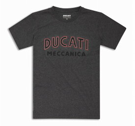 【DUCATI】《Meccanica ショートスリーブTシャツ 98770559》ドゥカティアパレル 正規品 用品 Meccanica Tシャツ 半袖 男女兼用 Mサイズ Lサイズ XLサイズ グレー